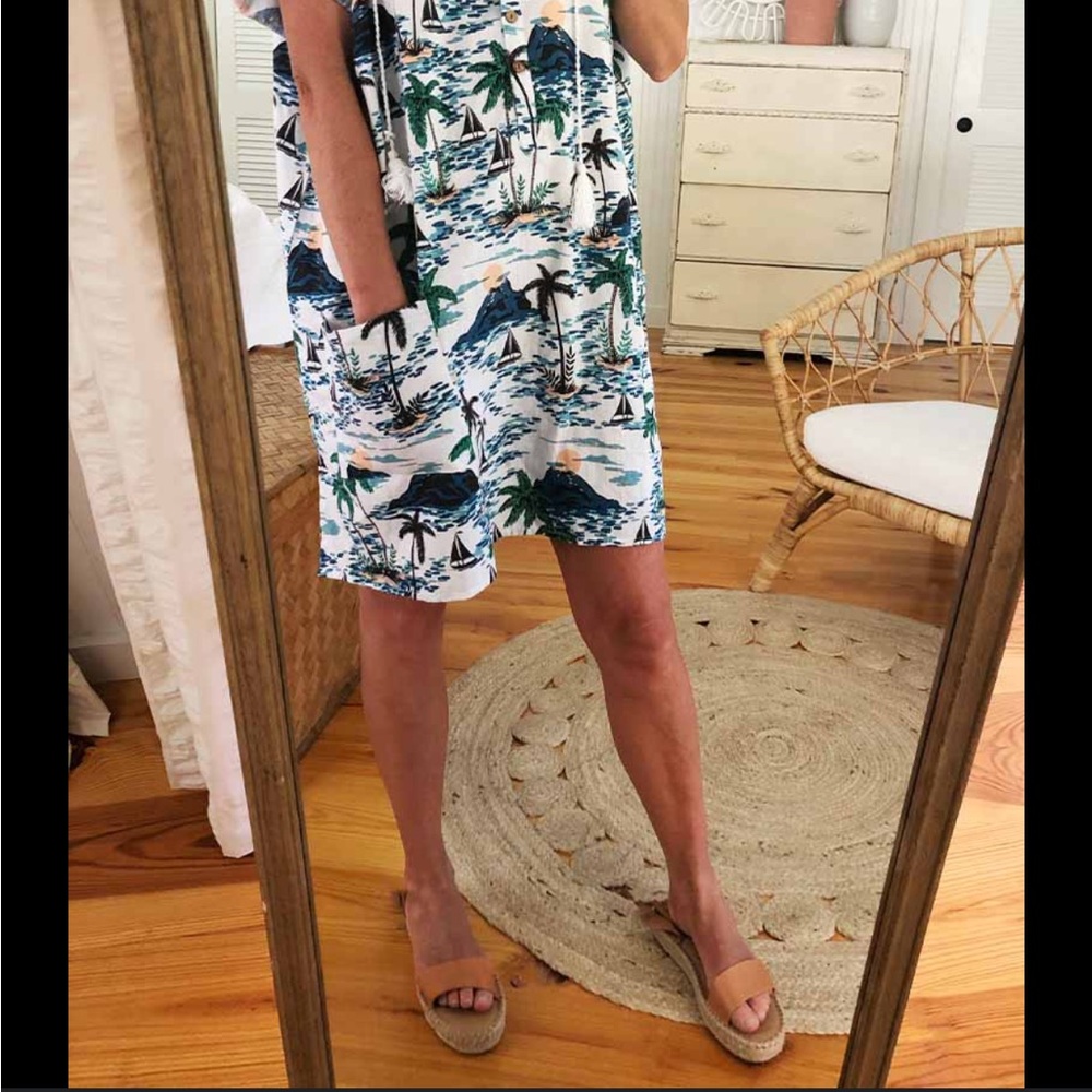 Emerson Fry India Collection Baja Print Dress